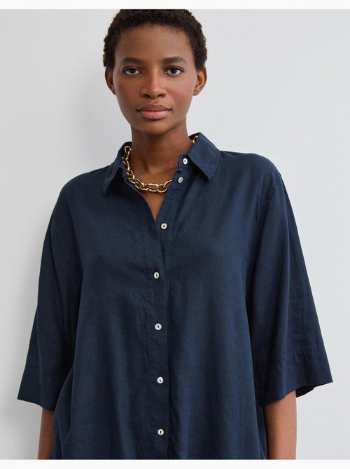 Camisa de lino, MO Fashion - Kiabi