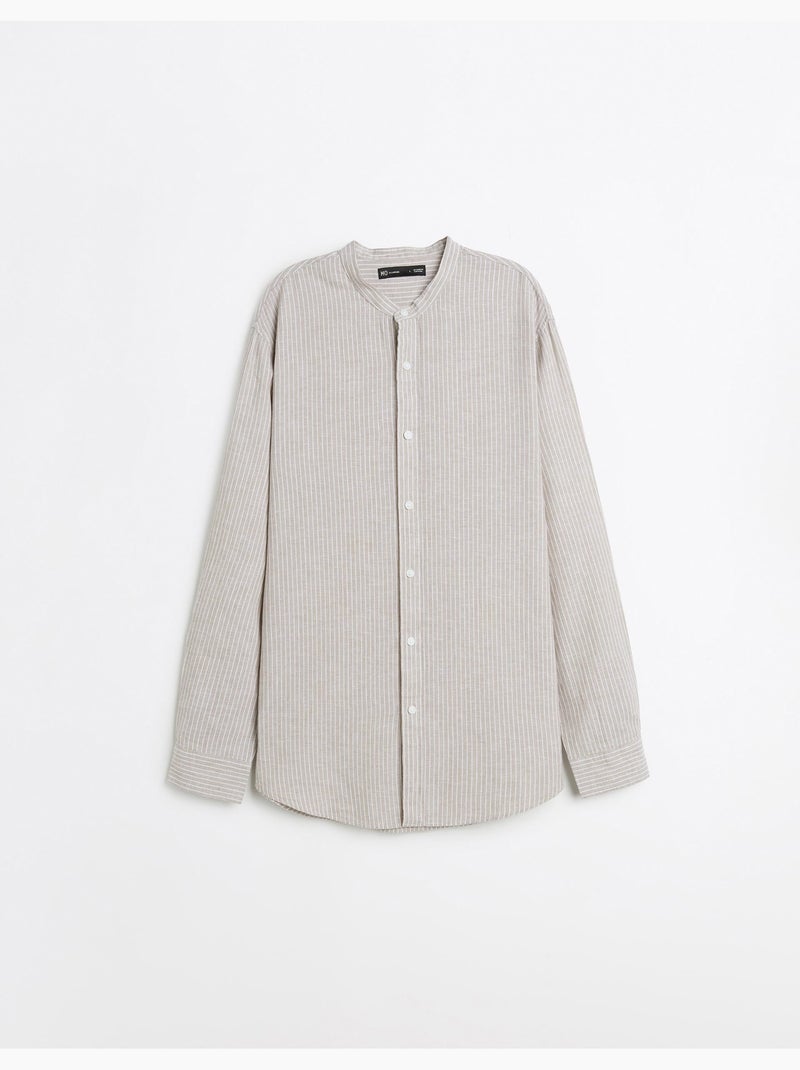 Camisa de lino, MO Fashion Beige - Kiabi