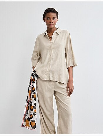 Camisa de lino, MO Fashion