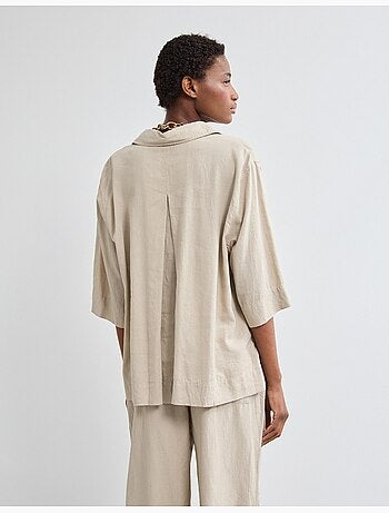 Camisa de lino, MO Fashion