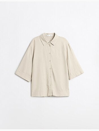 Camisa de lino, MO Fashion