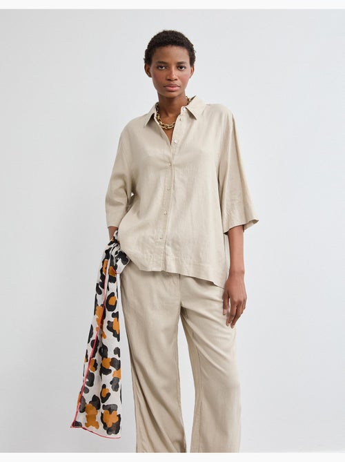 Camisa de lino, MO Fashion - Kiabi