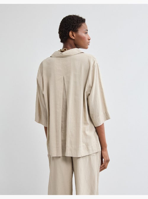 Camisa de lino, MO Fashion - Kiabi