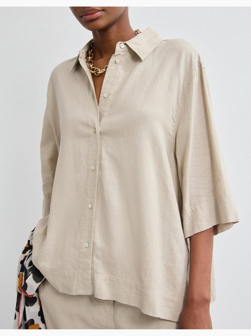 Camisa de lino, MO Fashion - Kiabi