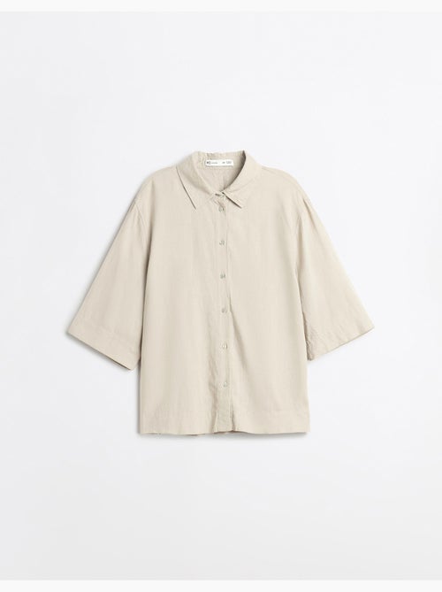 Camisa de lino, MO Fashion - Kiabi