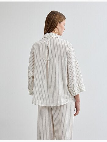Camisa de lino, MO Fashion