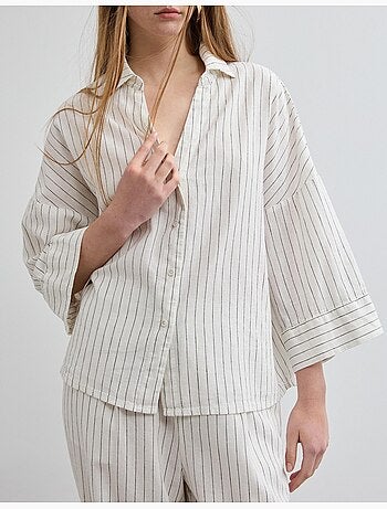 Camisa de lino, MO Fashion