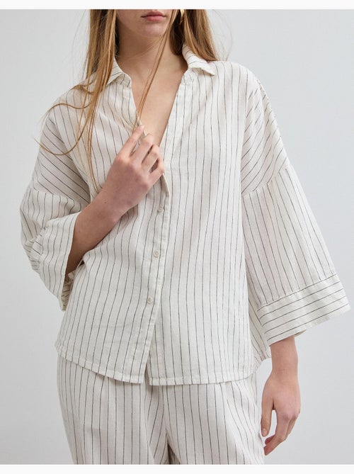 Camisa de lino, MO Fashion - Kiabi