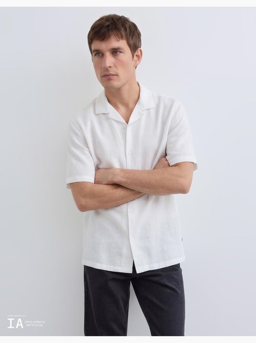 Camisa de lino, MO Fashion - Kiabi