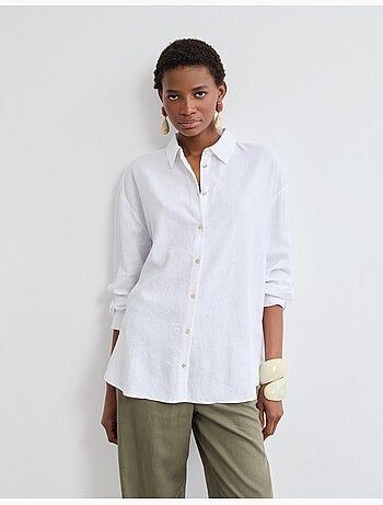 Camisa de lino, MO Fashion