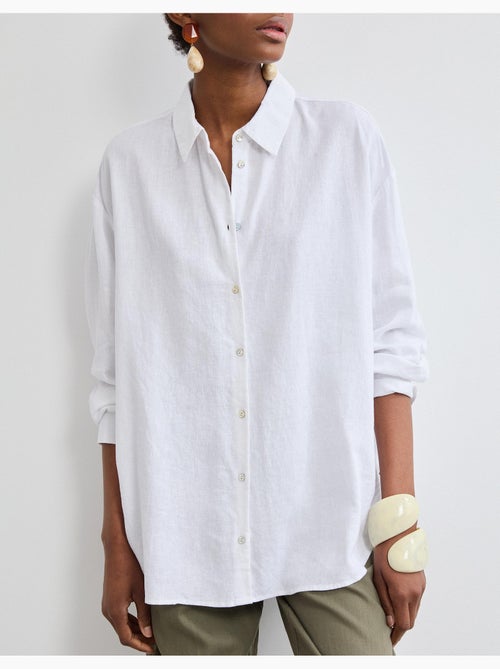 Camisa de lino, MO Fashion - Kiabi