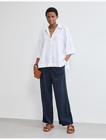 Camisa de lino, MO Fashion