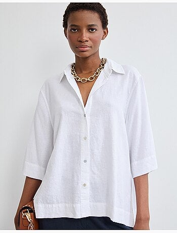 Camisa de lino, MO Fashion