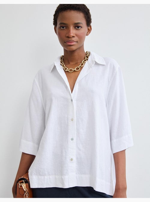 Camisa de lino, MO Fashion - Kiabi