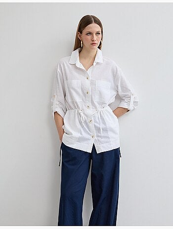 Camisa de lino, MO Fashion