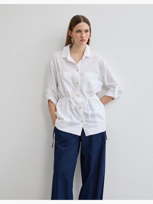Camisa de lino, MO Fashion - Kiabi