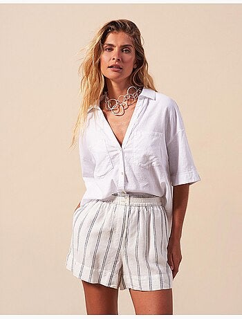 Camisa de lino, MO Fashion