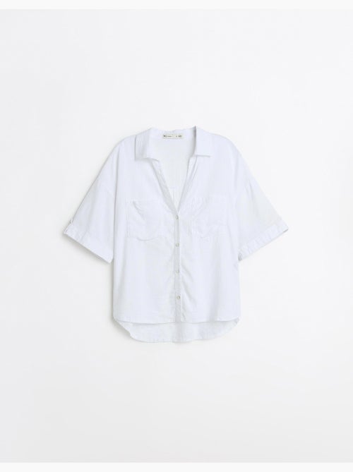 Camisa de lino, MO Fashion - Kiabi