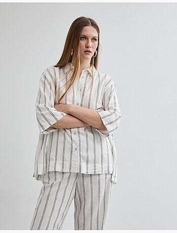 Camisa de lino, MO Fashion
