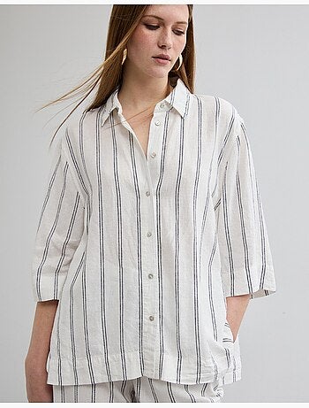 Camisa de lino, MO Fashion