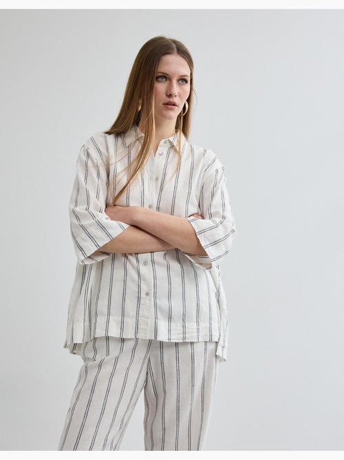 Camisa de lino, MO Fashion - Kiabi Camisa de lino, MO Fashion - Kiabi