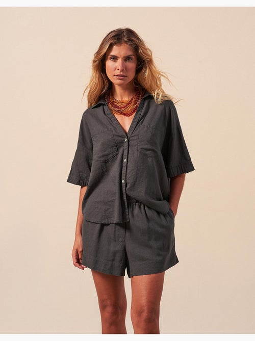 Camisa de lino, MO Fashion - Kiabi