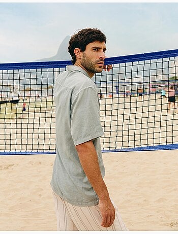 Camisa de lino, MO Fashion