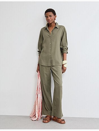 Camisa de lino, MO Fashion