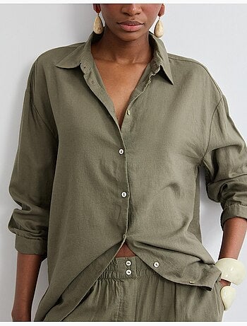 Camisa de lino, MO Fashion