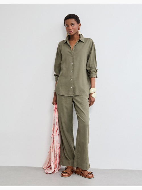 Camisa de lino, MO Fashion - Kiabi