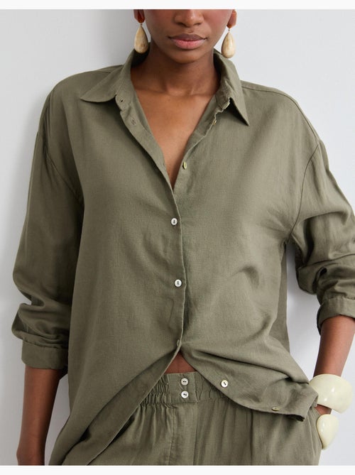 Camisa de lino, MO Fashion - Kiabi