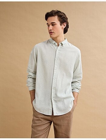Camisa de lino, MO Fashion