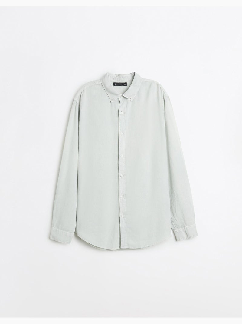 Camisa de lino, MO Fashion Verde - Kiabi
