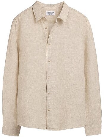 Camisa de lino para hombre teddy smith