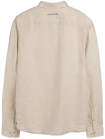 Camisa de lino para hombre teddy smith