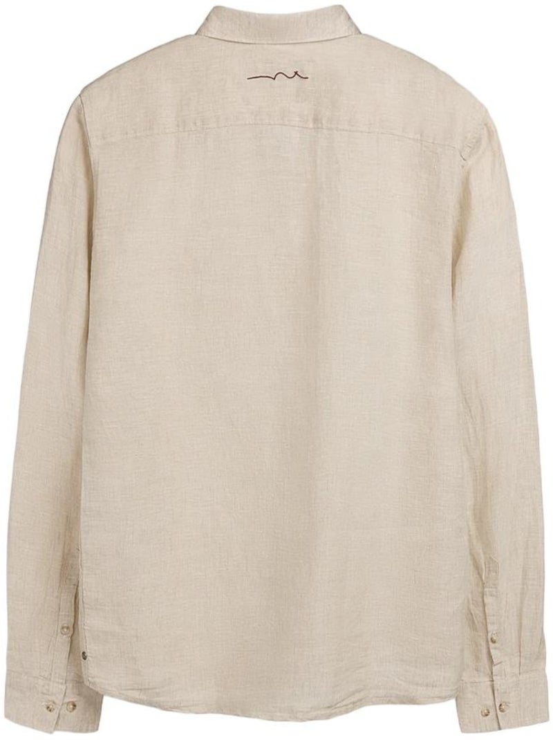 Camisa de lino para hombre teddy smith Beige - Kiabi