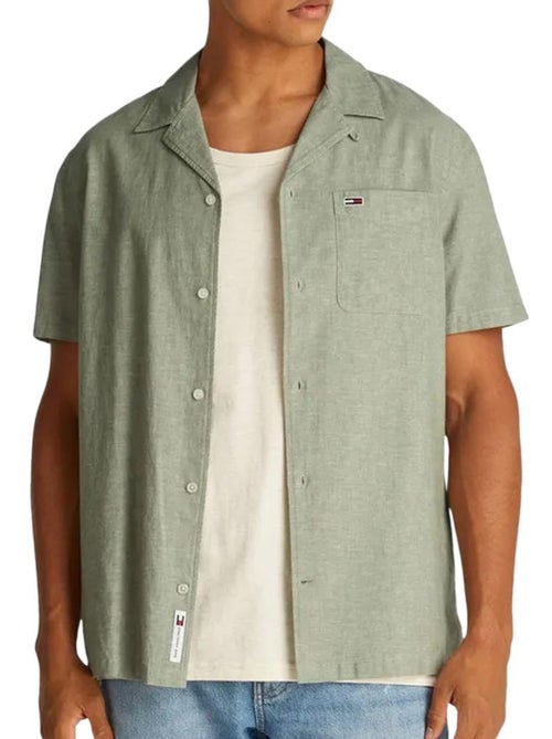 Camisa de Lino Tommy Hilfiger para Hombre - Estilo - Kiabi Camisa de Lino Tommy Hilfiger para Hombre - Estilo - Kiabi