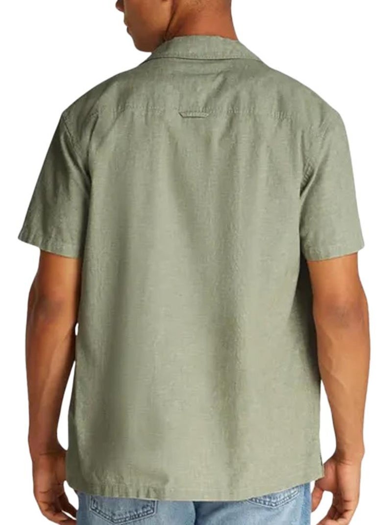 Camisa de Lino Tommy Hilfiger para Hombre - Estilo Verde - Kiabi