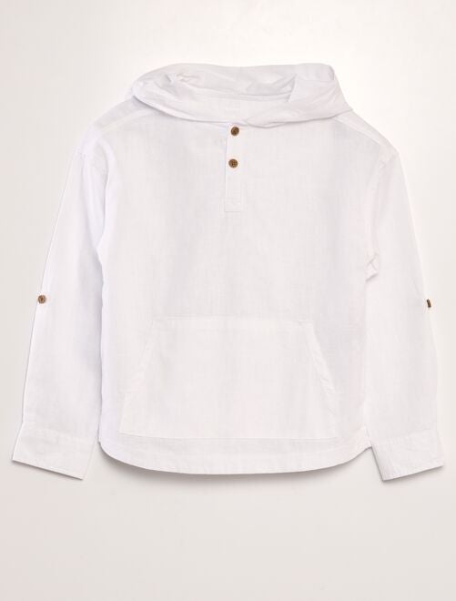 Camisa de lino y algodón - Kiabi