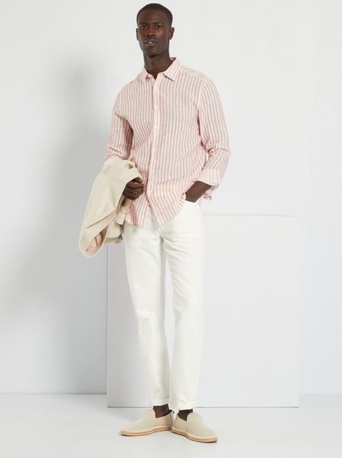 Camisa de lino y algodón - Kiabi