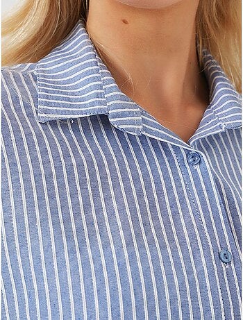 Camisa de manga corta a rayas bdart