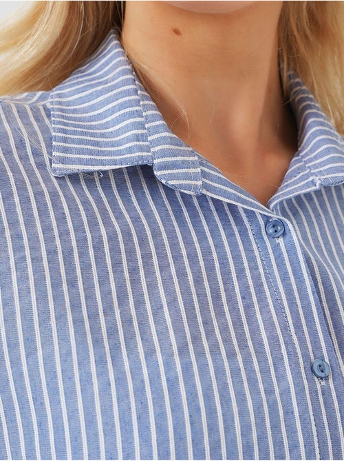 Camisa de manga corta a rayas bdart - Kiabi Camisa de manga corta a rayas bdart - Kiabi