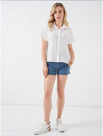 Camisa de manga corta a rayas bdart