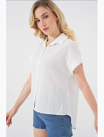 Camisa de manga corta a rayas bdart