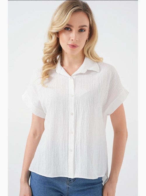 Camisa de manga corta a rayas bdart - Kiabi Camisa de manga corta a rayas bdart - Kiabi