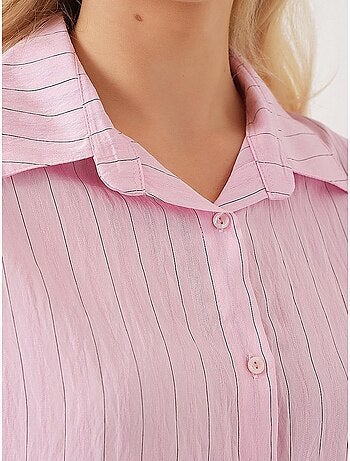 Camisa de manga corta a rayas bdart