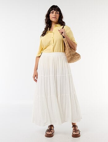 Camisa de manga corta abotonada