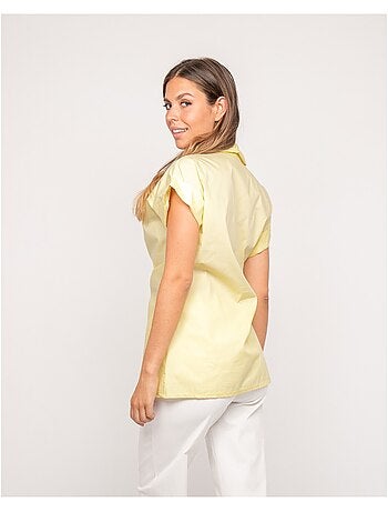 Camisa de manga corta anudada al lateral OMERVA