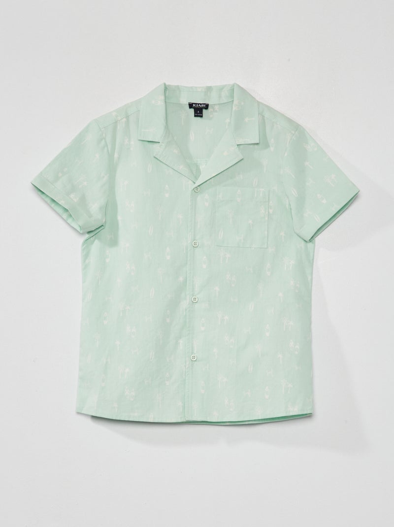 Camisa de manga corta BLANCO - Kiabi
