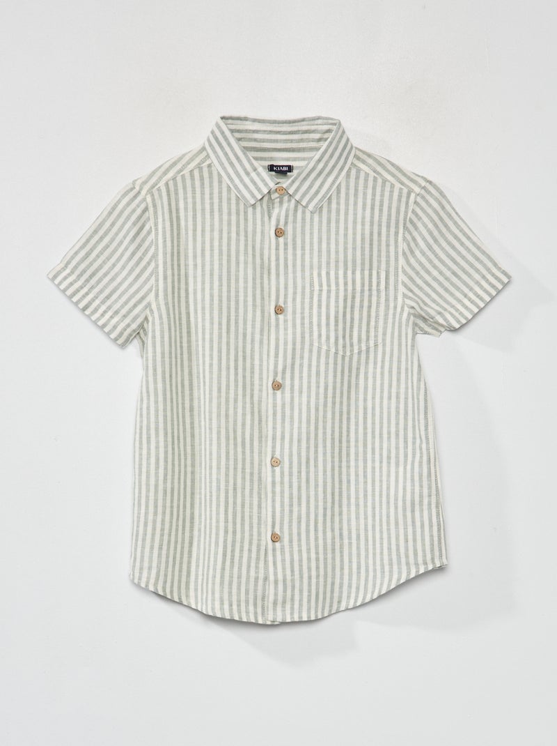 Camisa de manga corta BLANCO - Kiabi